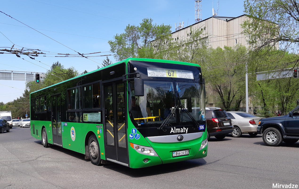 Алматы, Yutong ZK6118HGA № 506