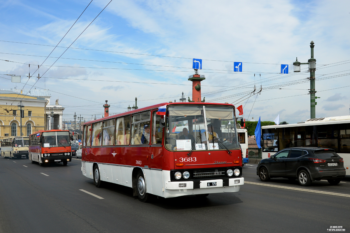 Эстония, Ikarus 255.70 № 3683; Санкт-Петербург — I Международный транспортный фестиваль "SPbTransportFest-2019"