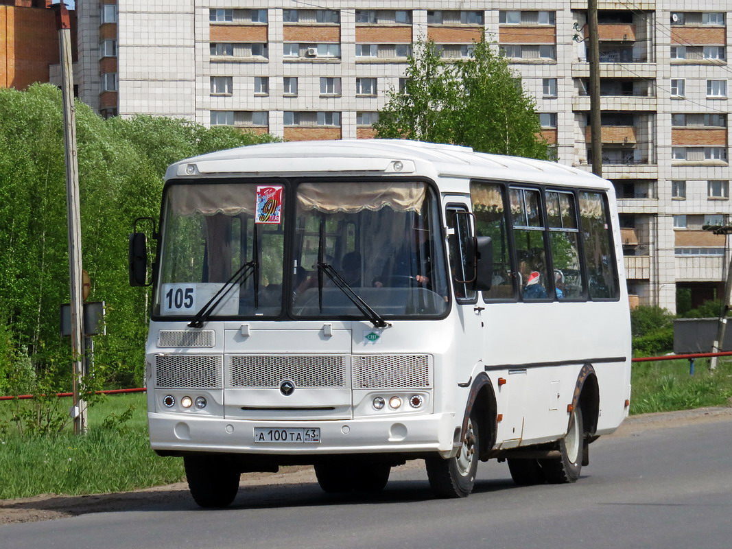 Кировская область, ПАЗ-320540-22 № А 100 ТА 43