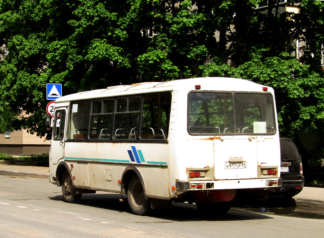 Тверская область, ПАЗ-32053 № Н 917 ОР 69