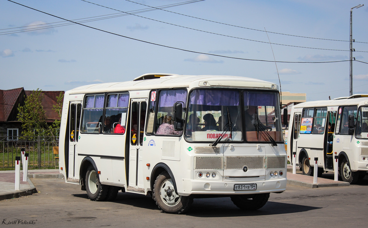 Новосибирская область, ПАЗ-32054 № Е 831 УВ 154