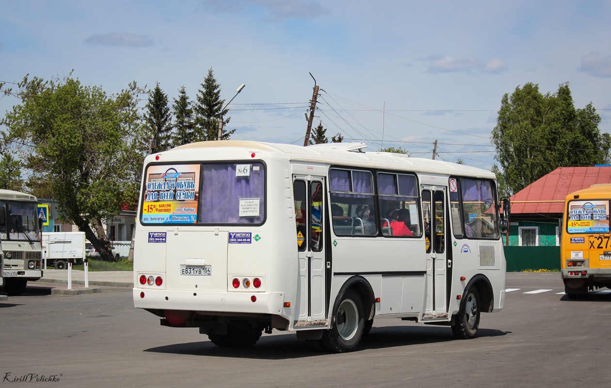 Новосибирская область, ПАЗ-32054 № Е 831 УВ 154