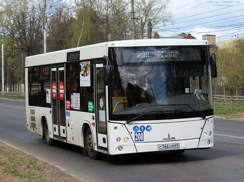 Тверская область, МАЗ-206.086 № С 766 СМ 69