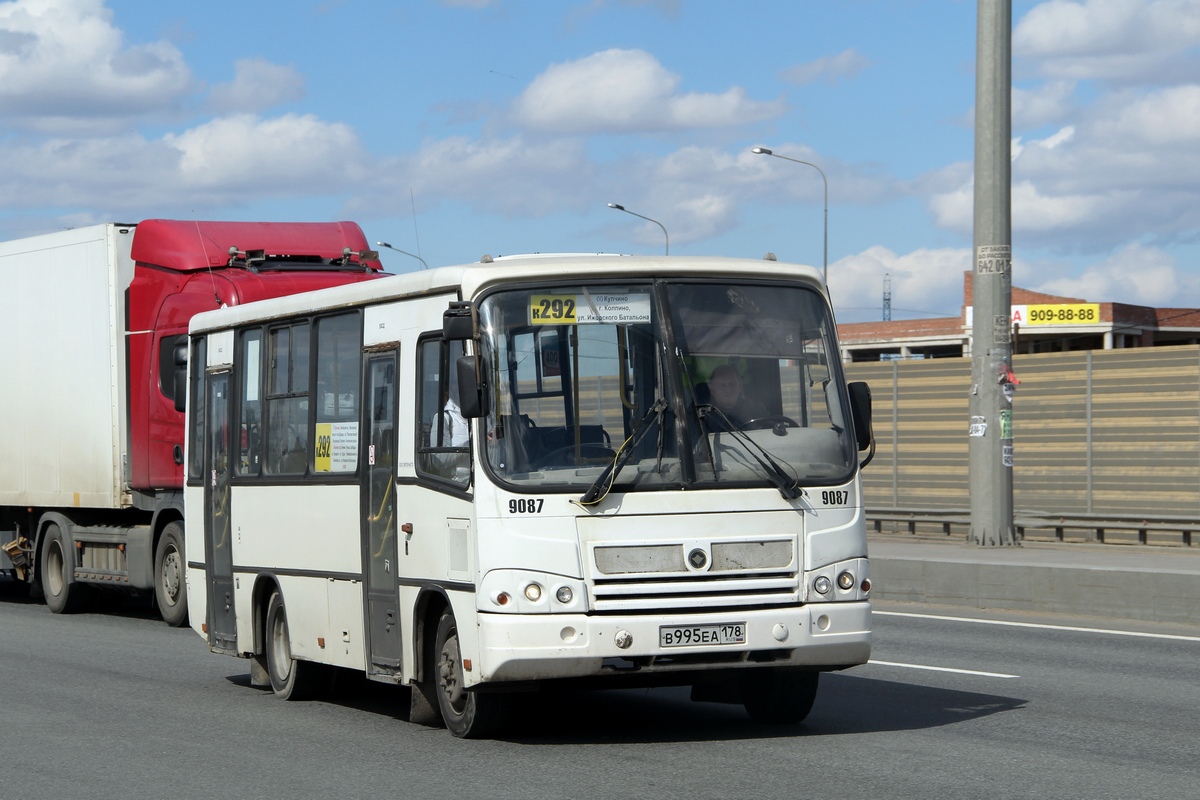 Санкт-Пецярбург, ПАЗ-320402-05 № 9087