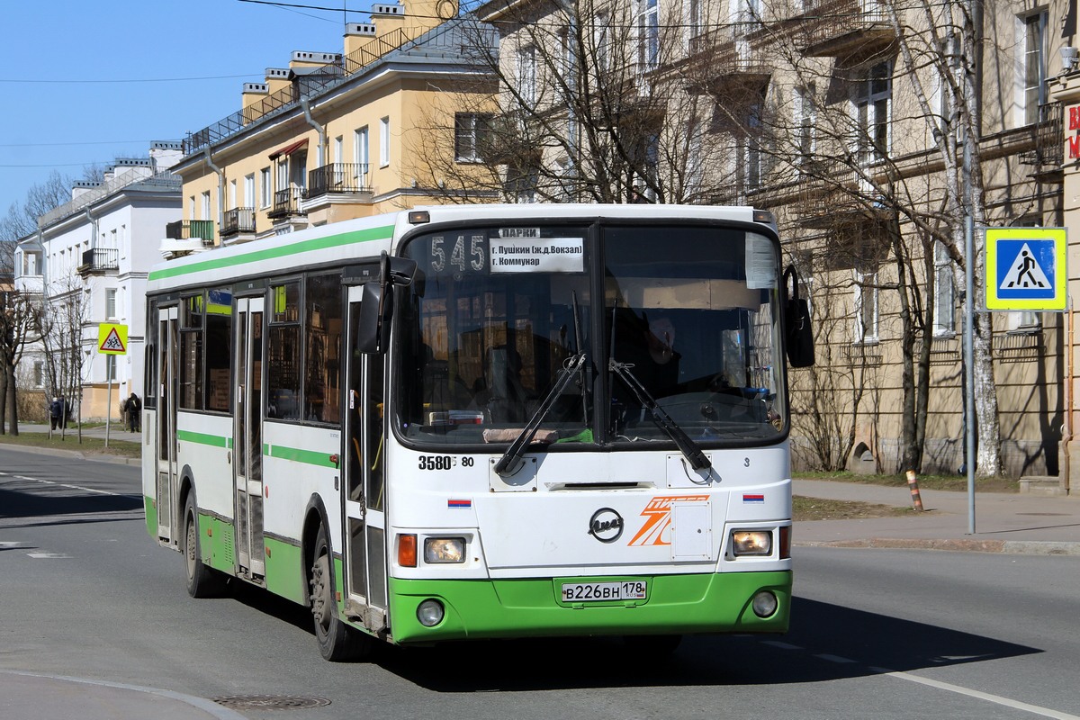 Санкт-Петербург, ЛиАЗ-5293.53 № 3580