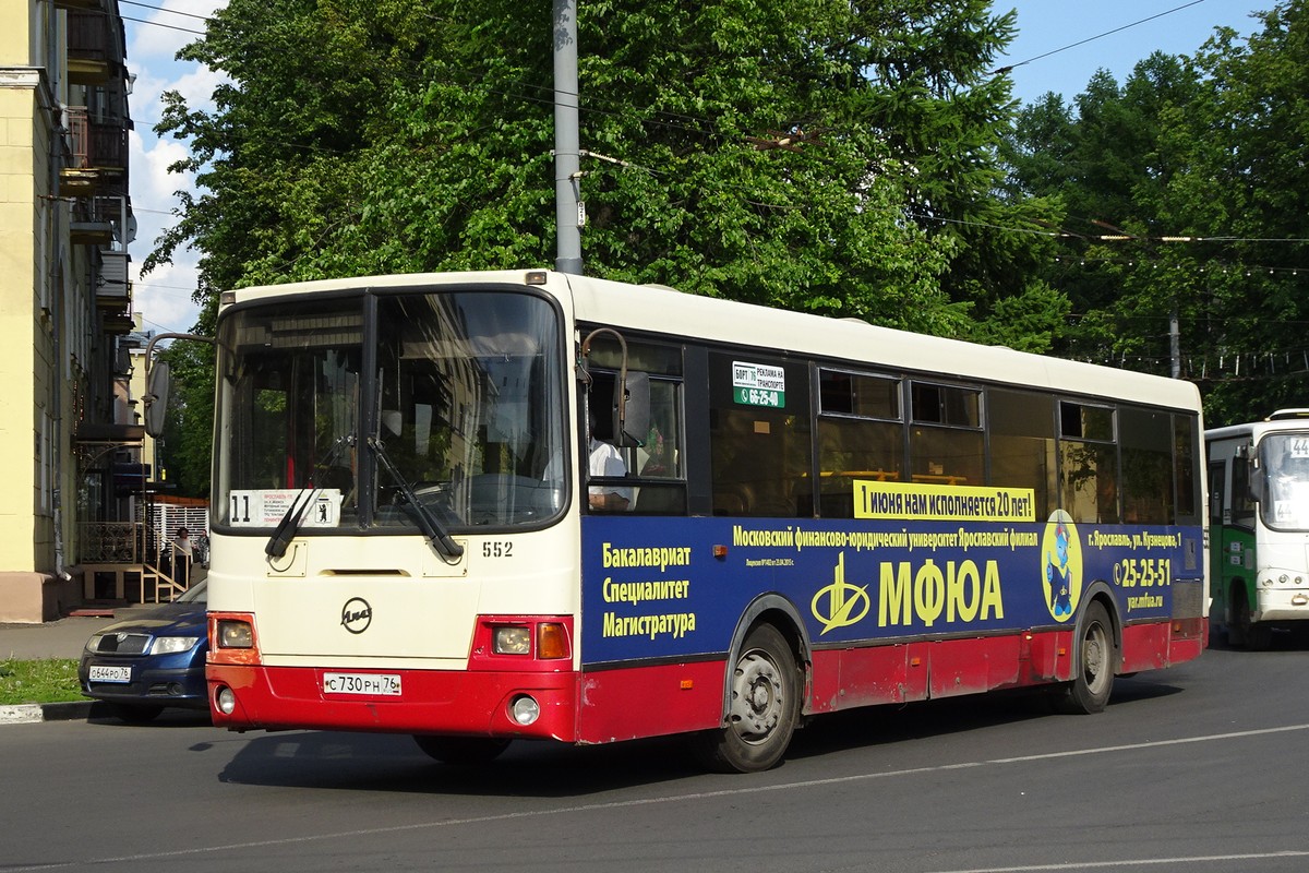 Yaroslavl region, LiAZ-5256.53 Nr. 552