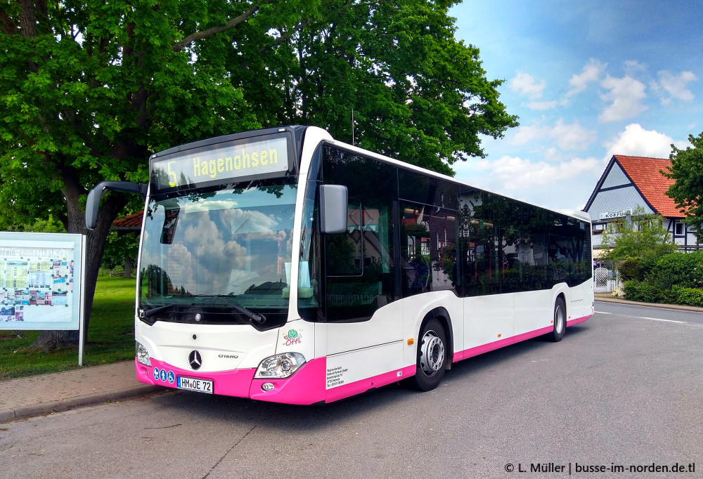 Нижняя Саксония, Mercedes-Benz Citaro C2 hybrid № 72