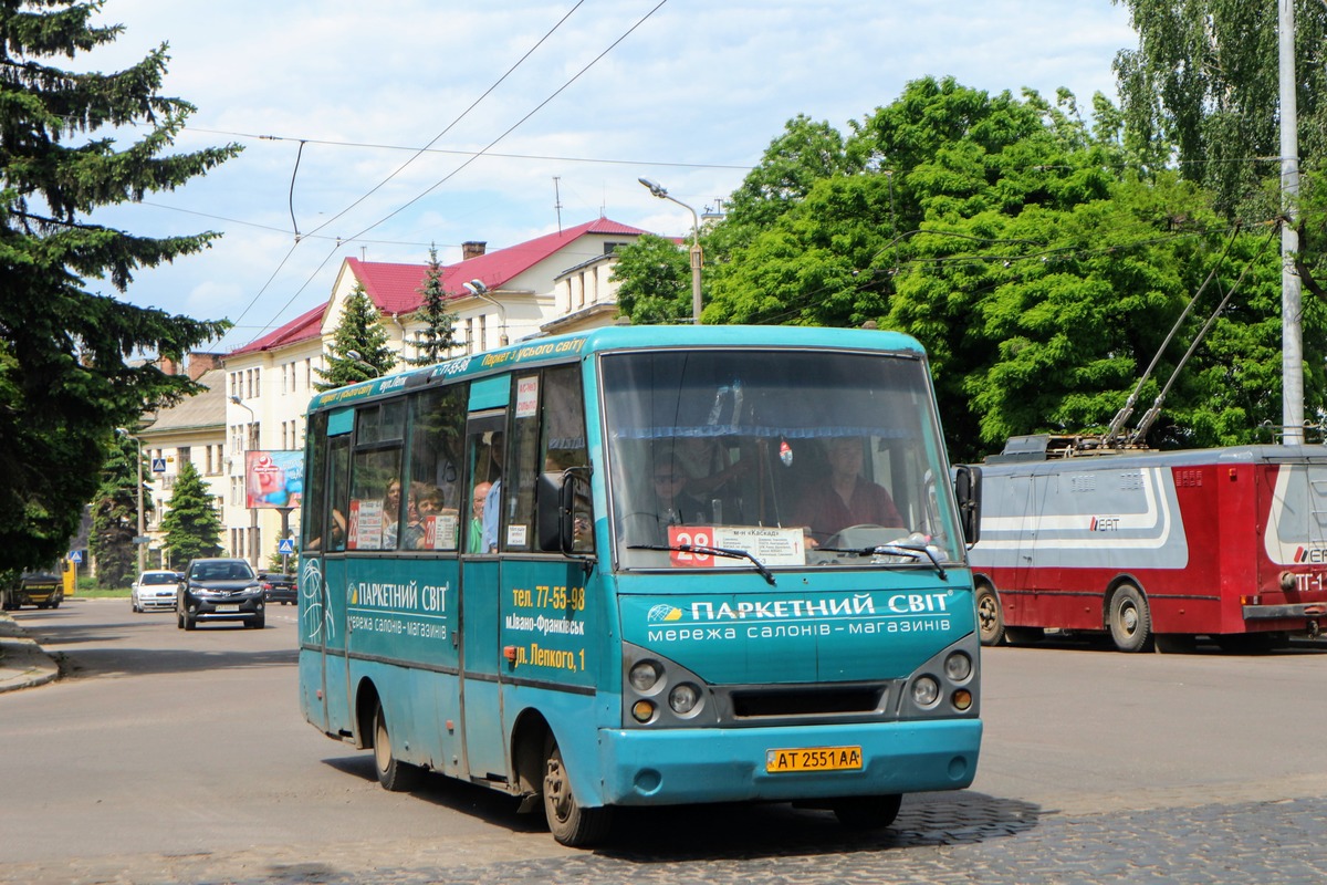 Ивано-Франковская область, I-VAN A07A1 № AT 2551 AA