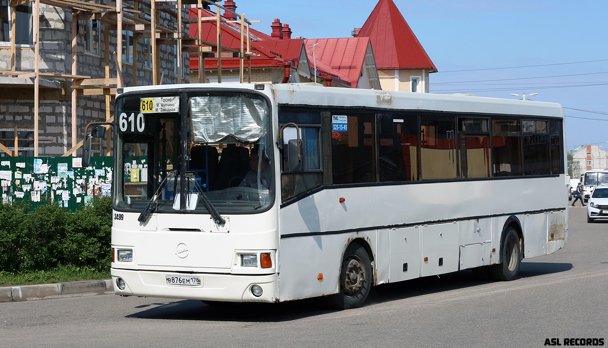 Ленинградская область, ЛиАЗ-5256.58 № 3499