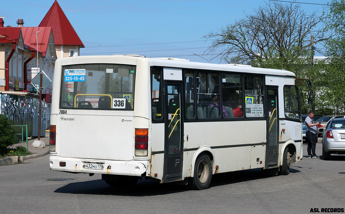 Ленинградская область, ПАЗ-320412-05 № 7804