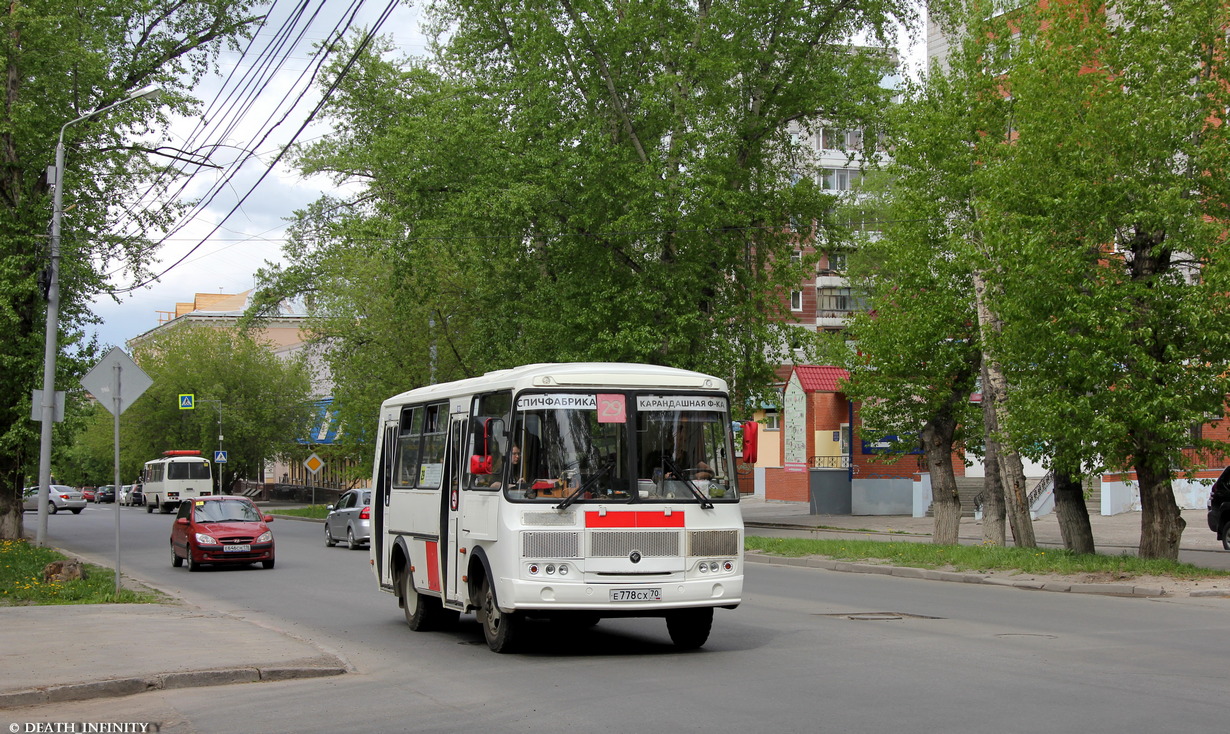 Томская область, ПАЗ-32054 № Е 778 СХ 70