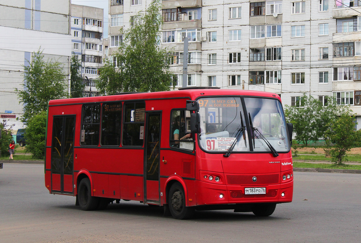 Yaroslavl region, PAZ-320414-04 "Vektor" (1-2) Nr. М 183 РО 76