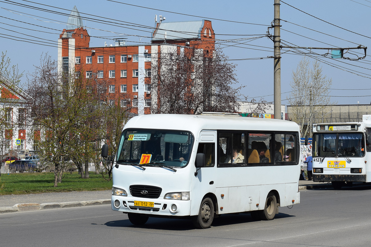 Алтайский край, Hyundai County SWB (ТагАЗ) № АС 012 22