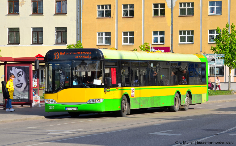 Латвия, Solaris Urbino I 15 № 307