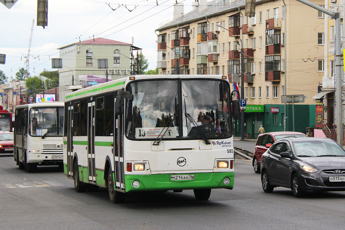 Ярославская область, ЛиАЗ-5256.53 № 582