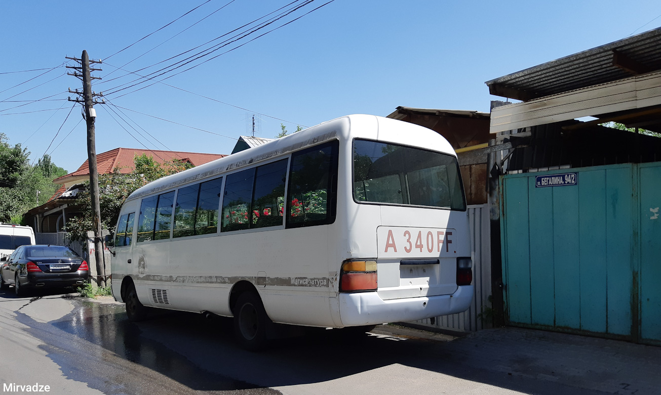Алматы, Toyota Coaster HZB50L № A 340 FF
