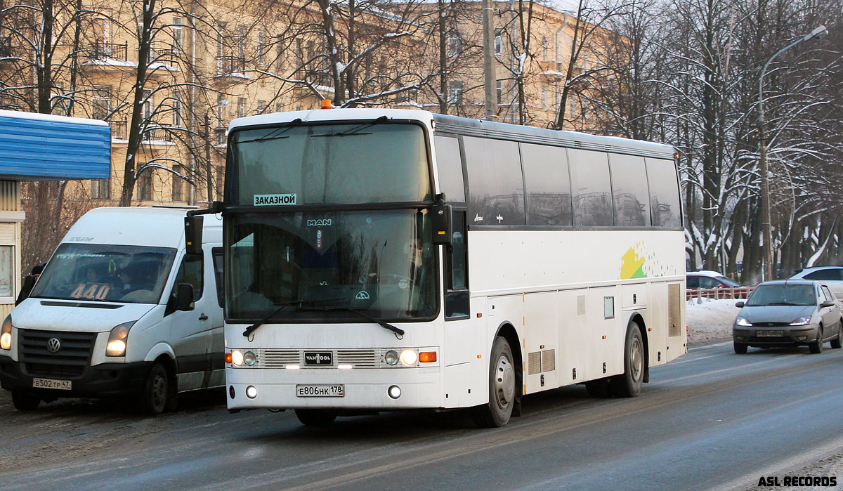 Ленинградская область, Volkswagen Crafter № В 502 ТР 47; Санкт-Петербург, Van Hool T815 Acron № Е 806 НК 178