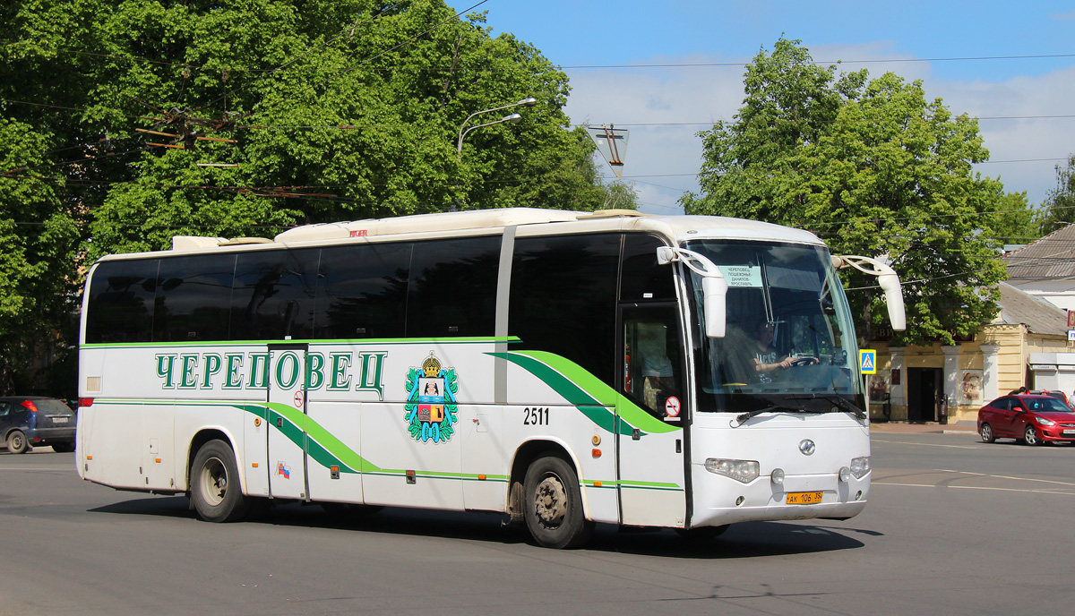 Вологодская область, Higer KLQ6129Q № 2511