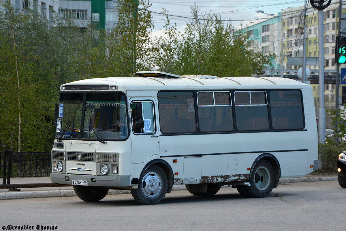 Sakha (Yakutia), PAZ-32054 # В 675 КО 14