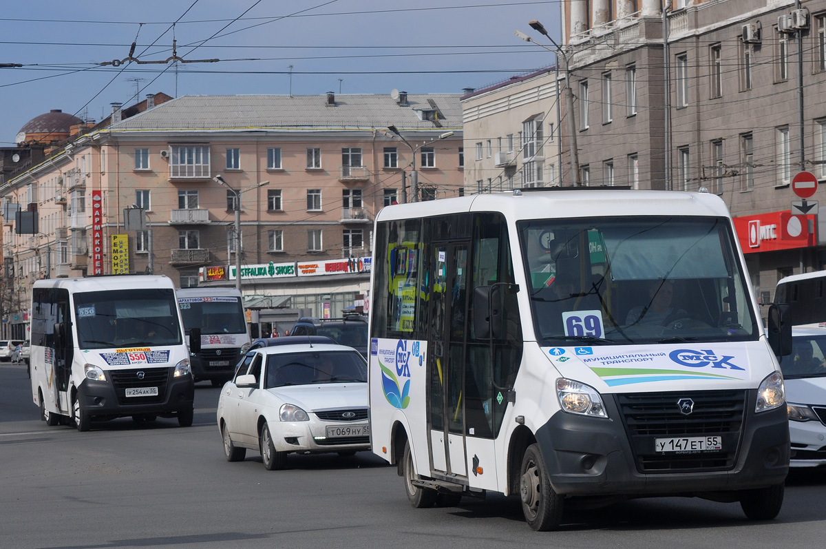 Omsk region, GAZ-A64R45 Next Nr. У 254 АК 55; Omsk region, Luidor-2250DS (GAZ Next) Nr. 1116