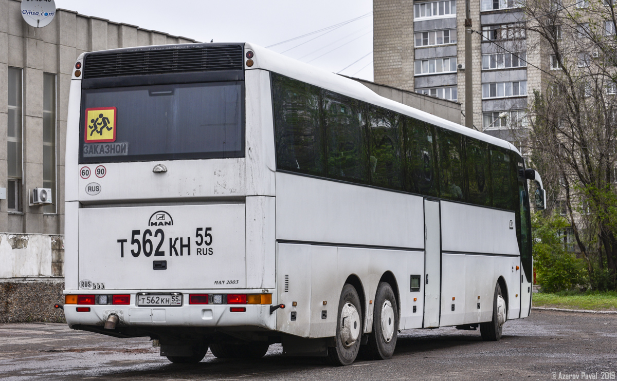 Омская область, MAN A32 S2000 Mega № Т 562 КН 55 — Фото — Автобусный  транспорт