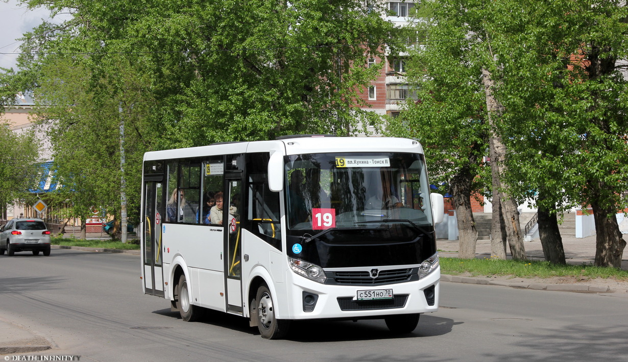 Tomsk region, PAZ-320435-04 "Vector Next" # С 551 НО 70