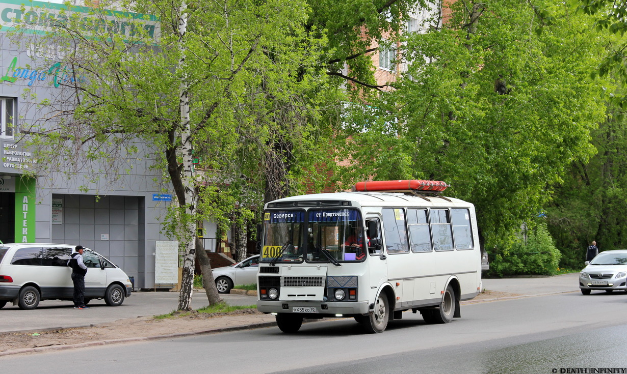 Томская область, ПАЗ-32054 № К 455 КО 70