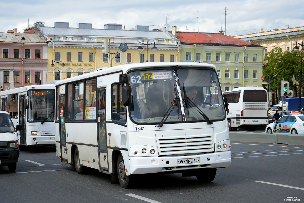 Санкт-Петербург, ПАЗ-320402-05 № 7892