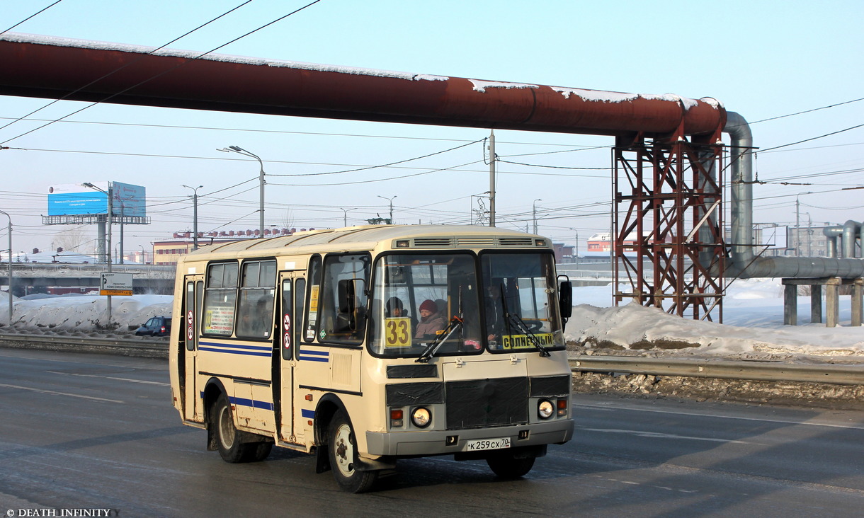 Томская область, ПАЗ-32054 № К 259 СХ 70