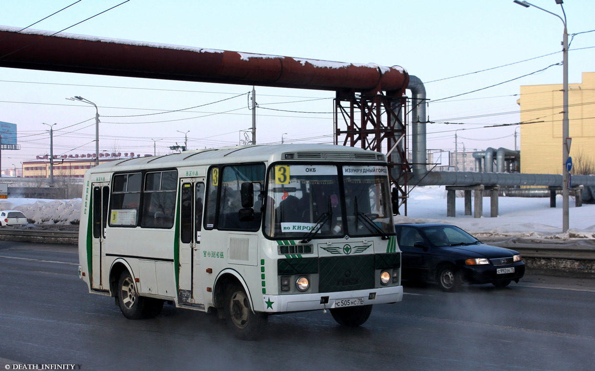 Томская область, ПАЗ-32054 № С 505 НС 70