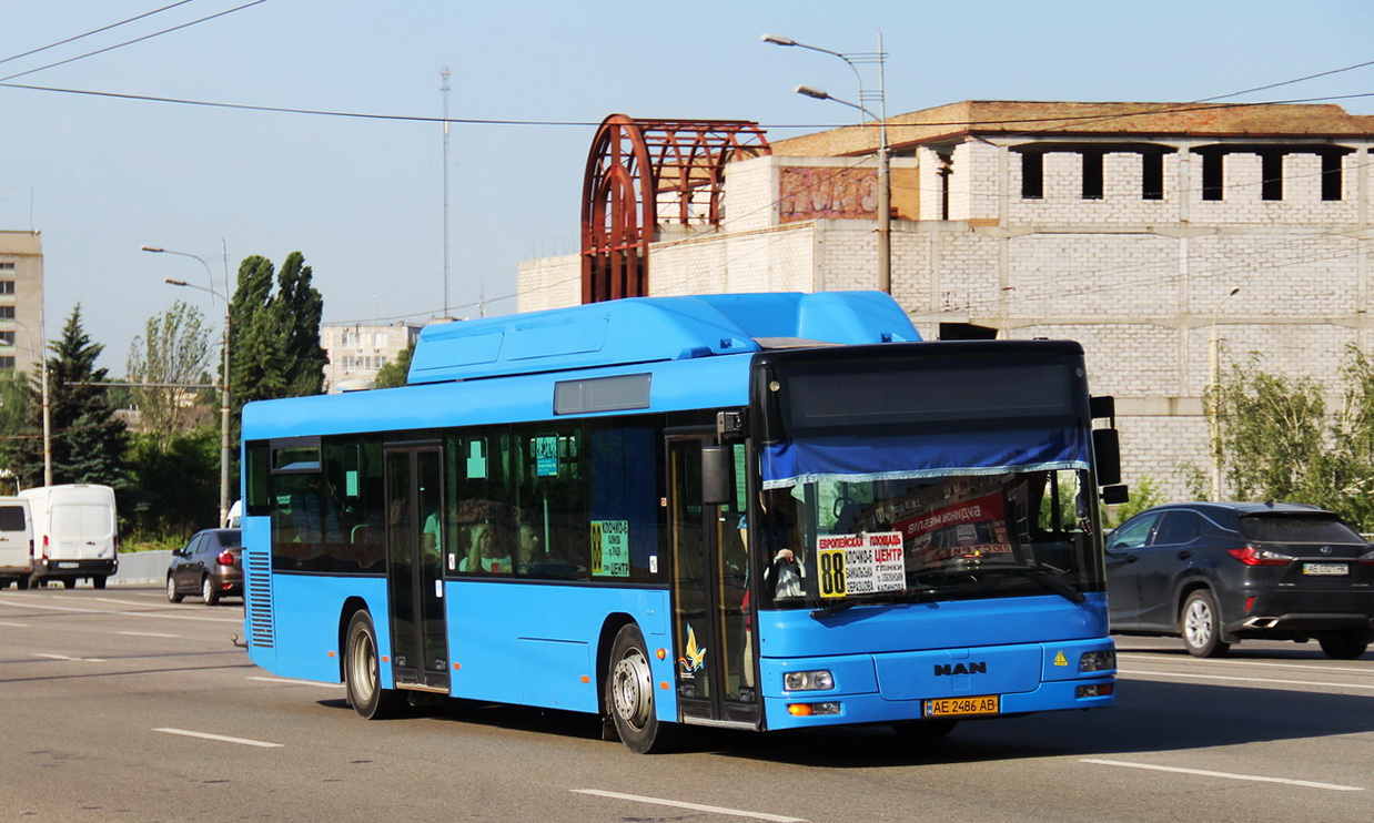 Днепропетровская область, MAN A21 NL233 CNG № AE 2486 AB