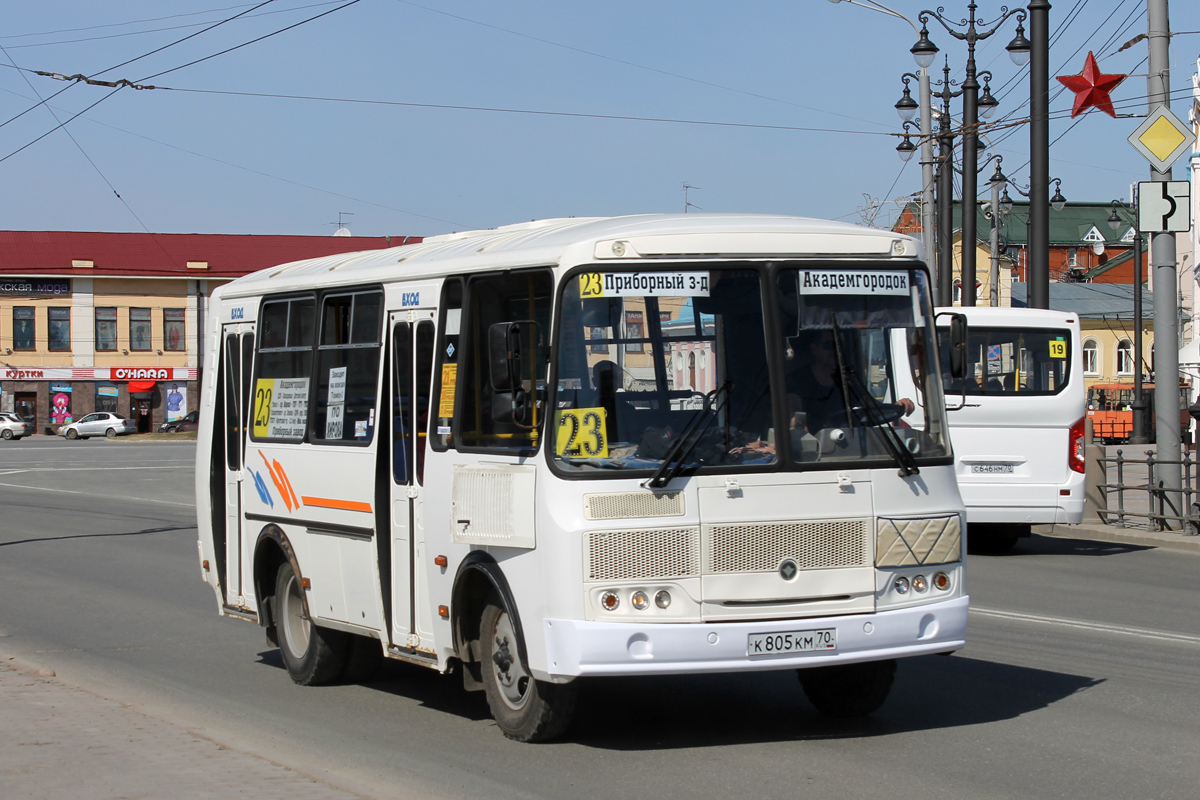 Томская область, ПАЗ-32054 № К 805 КМ 70