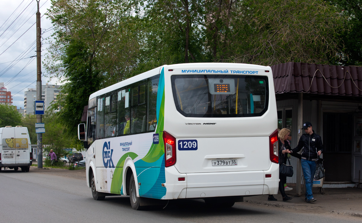 Omsk region, PAZ-320435-04 "Vector Next" № 1209