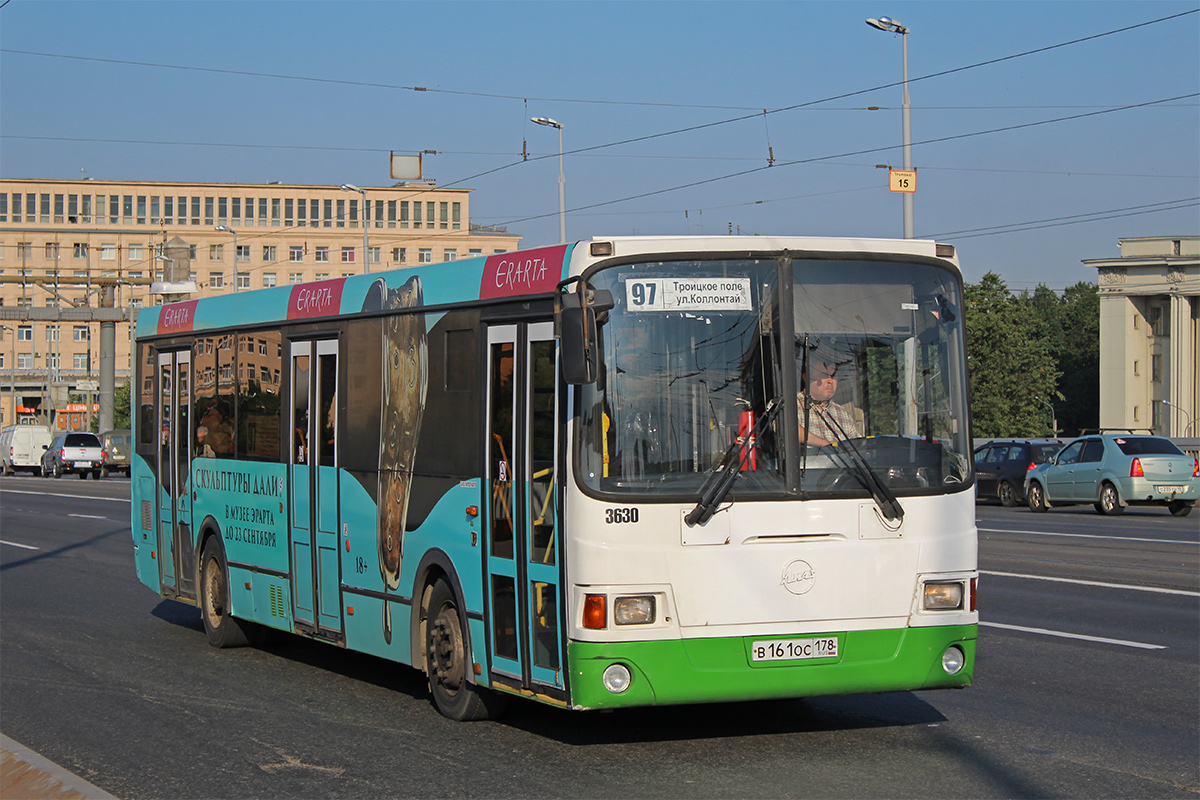 Санкт-Петербург, ЛиАЗ-5293.60 № 3630