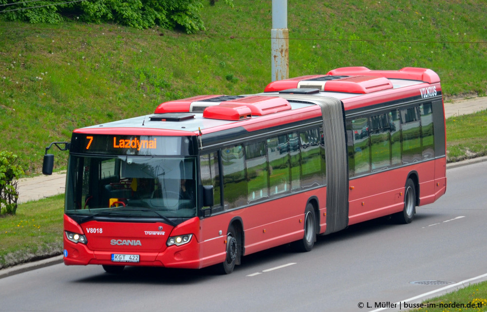 Литва, Scania Citywide LFA № V8018