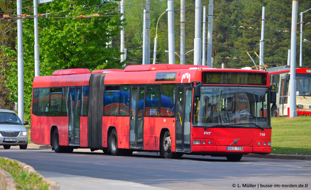 Литва, Volvo 7700A № 748