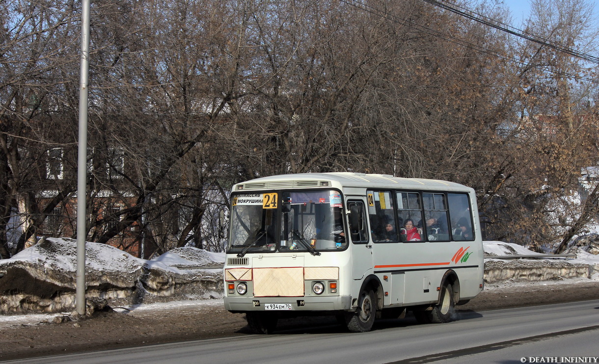 Томская область, ПАЗ-32054 № К 934 ЕМ 70