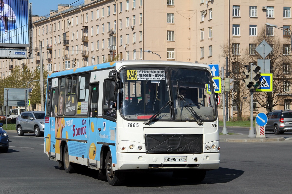 Санкт-Петербург, ПАЗ-320402-05 № 7965