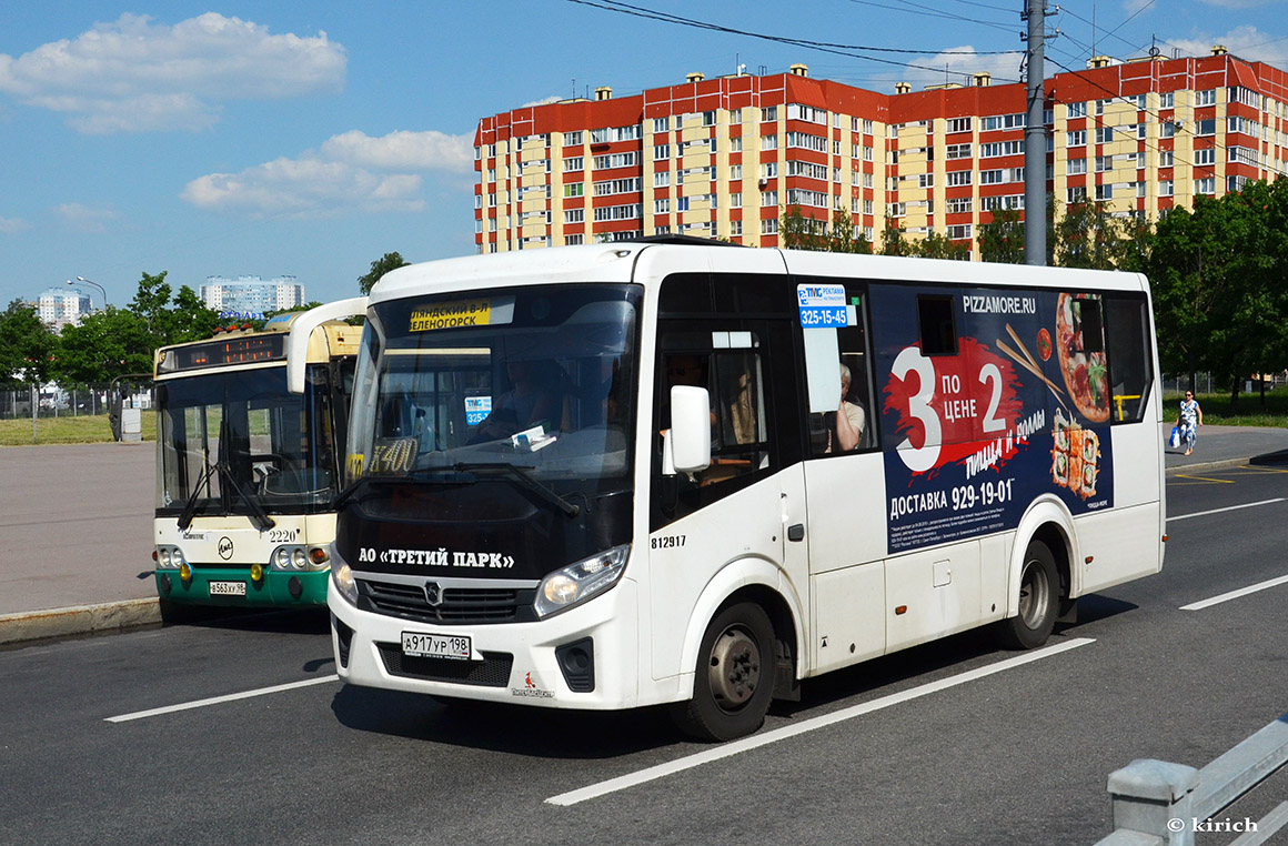 Санкт-Петербург, ПАЗ-320435-04 "Vector Next" № А 917 УР 198