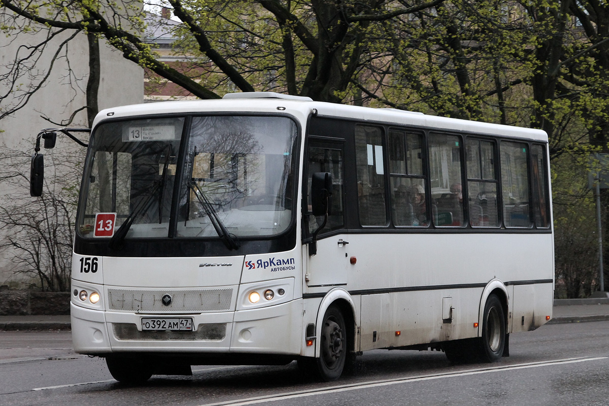 Ленинградская область, ПАЗ-320412-05 "Вектор" № 156