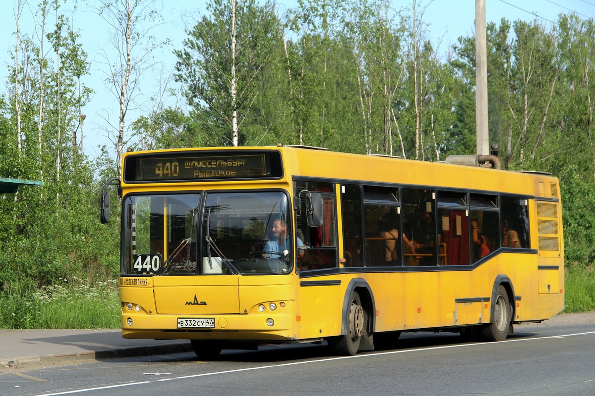 Ленинградская область, МАЗ-103.576 № В 332 СУ 47