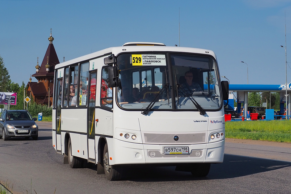 Санкт-Петербург, ПАЗ-320402-05 "Вектор" № В 597 СН 198