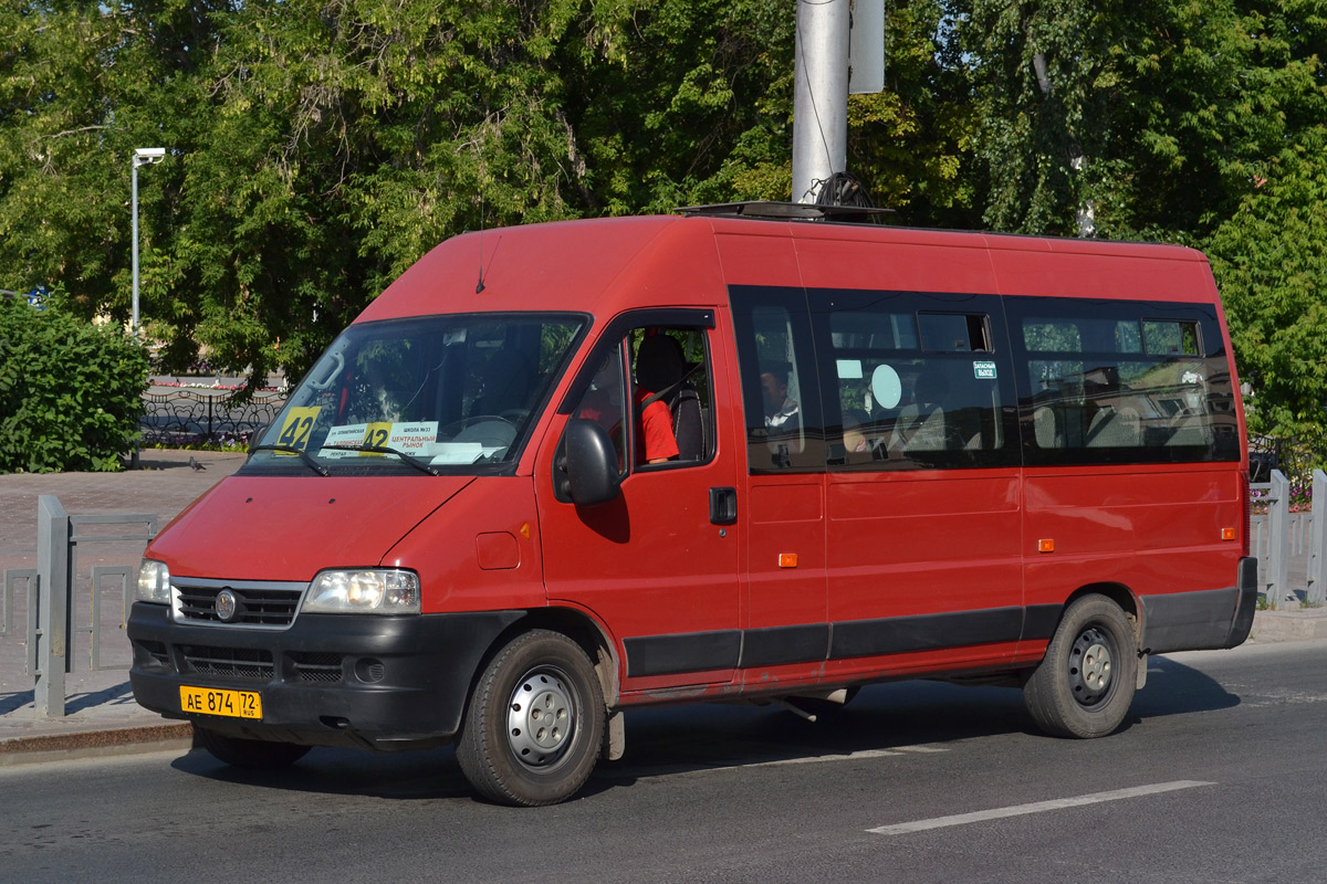 Тюменская область, FIAT Ducato 244 CSMMC-RLL, -RTL № АЕ 874 72