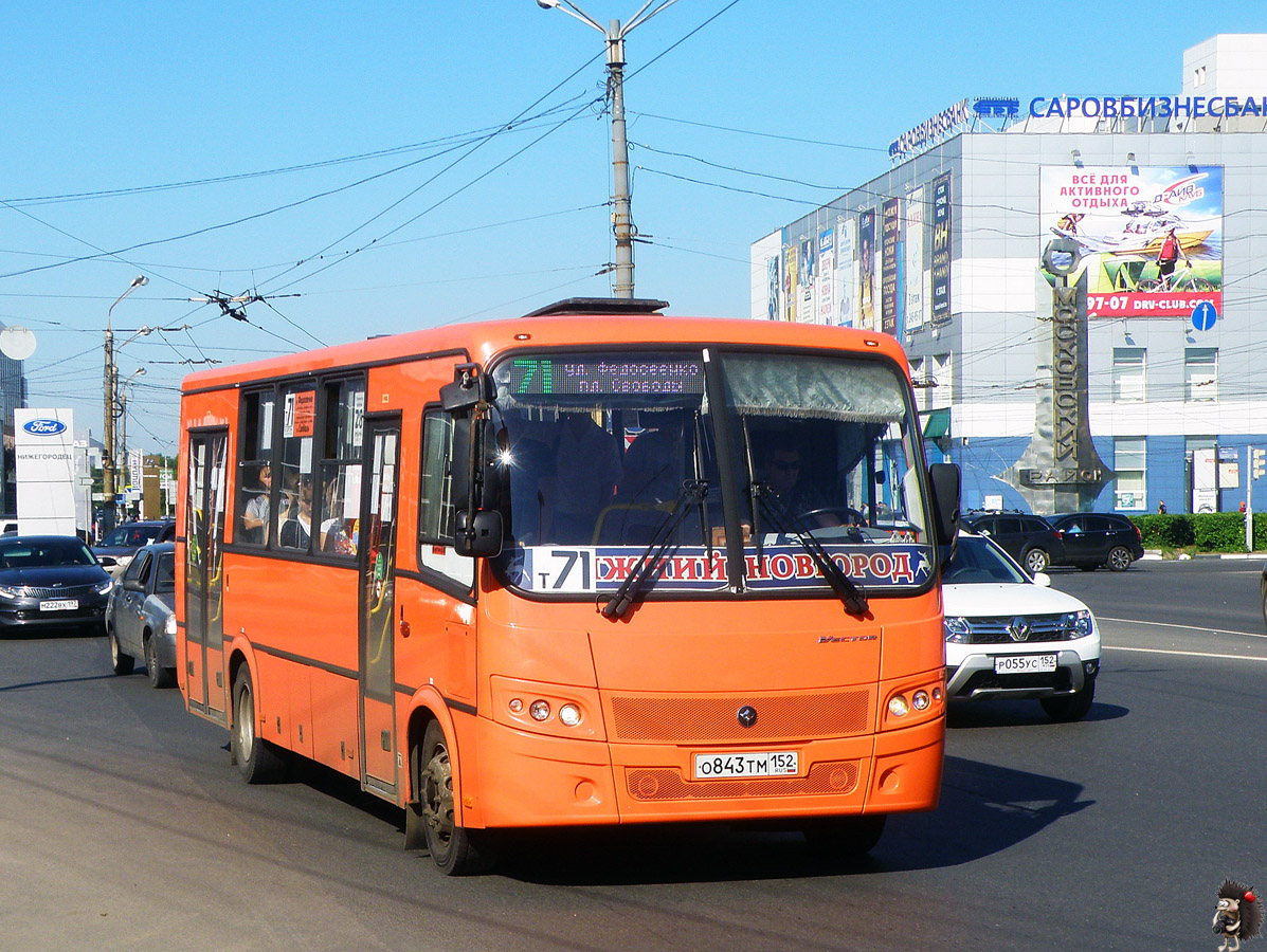 Нижегородская область, ПАЗ-320414-05 "Вектор" № О 843 ТМ 152