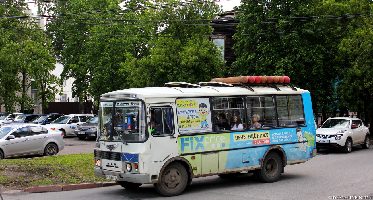 Томская область, ПАЗ-32053 № О 312 ХН 96