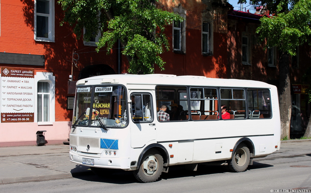 Томская область, ПАЗ-32054 № Е 851 ЕВ 70