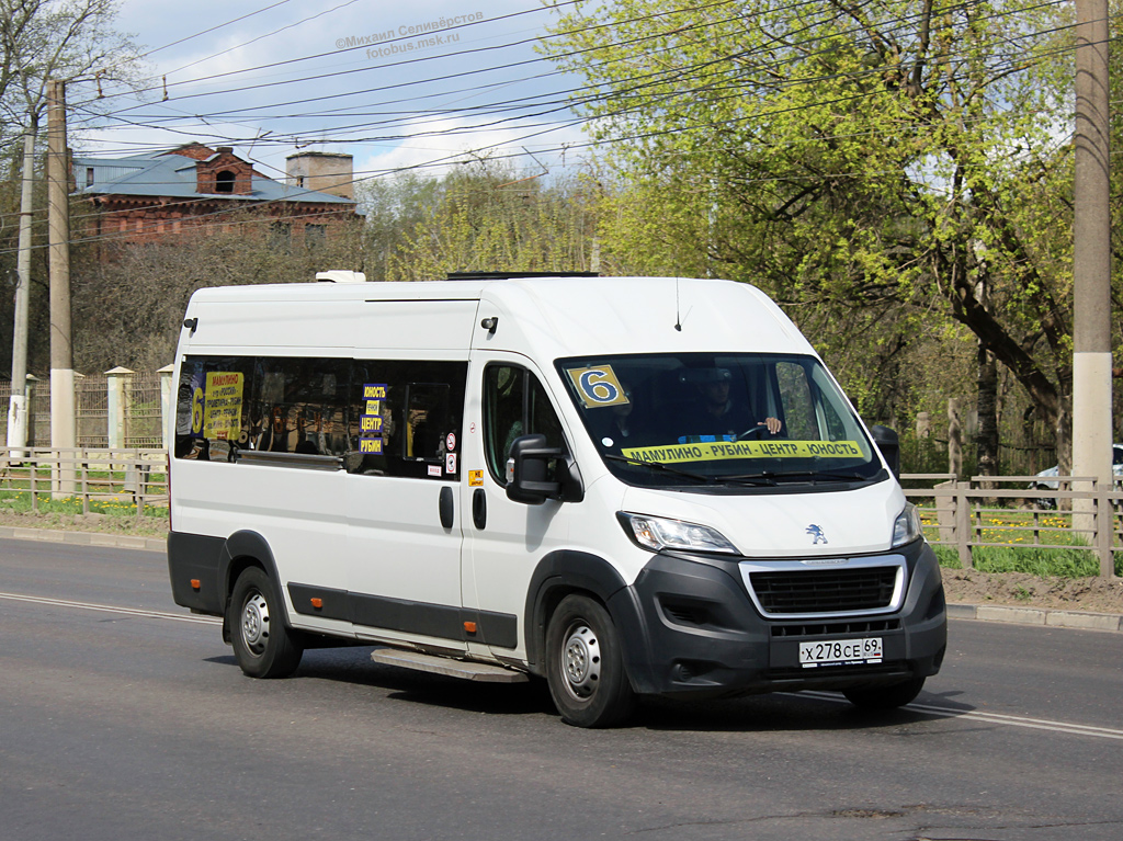 Тверская область, Автодом-21080* (Peugeot Boxer) № Х 278 СЕ 69