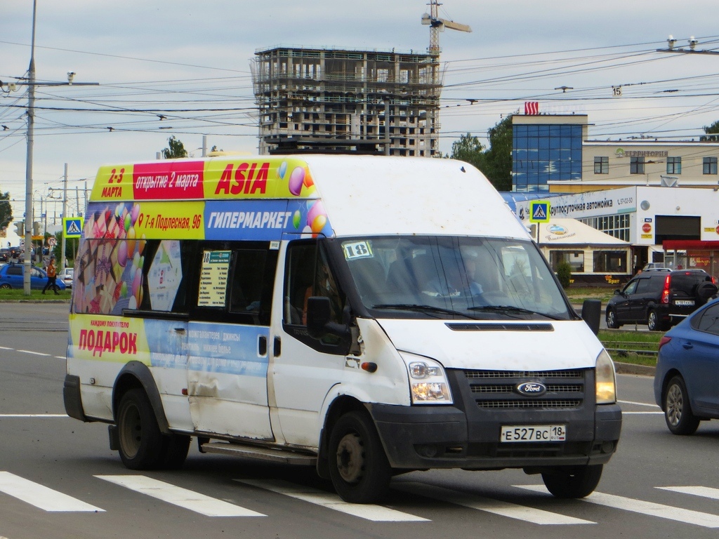 Удмуртия, Имя-М-3006 (X89) (Ford Transit) № Е 527 ВС 18