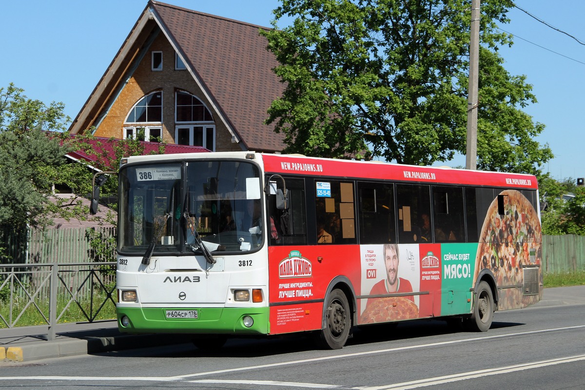 Санкт-Петербург, ЛиАЗ-5293.60 № 3812