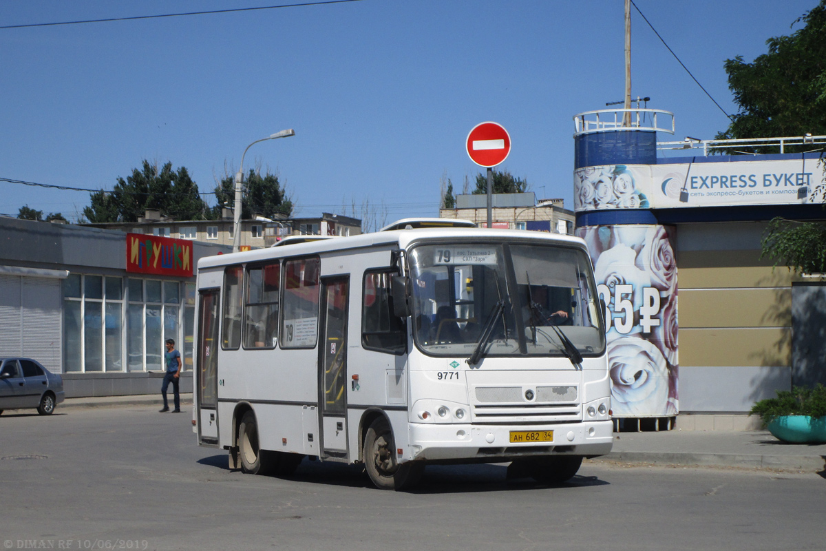 Волгоградская область, ПАЗ-320302-11 № 9771